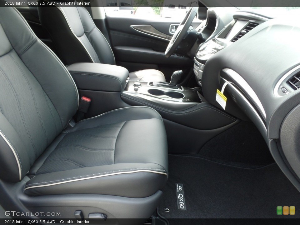 Graphite Interior Front Seat for the 2018 Infiniti QX60 3.5 AWD #127789395