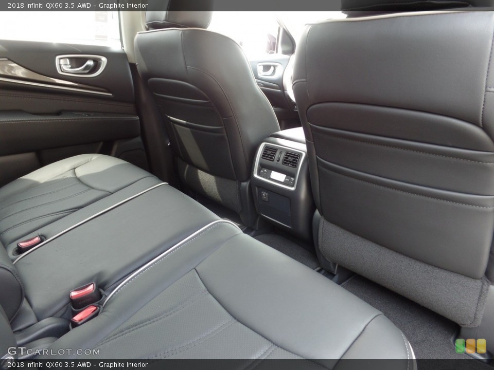 Graphite Interior Rear Seat for the 2018 Infiniti QX60 3.5 AWD #127789404