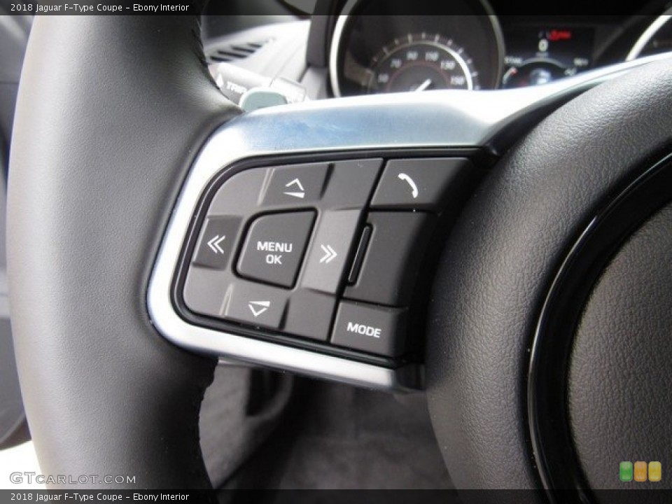 Ebony Interior Controls for the 2018 Jaguar F-Type Coupe #127802774