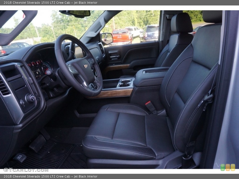 Jet Black Interior Photo for the 2018 Chevrolet Silverado 1500 LTZ Crew Cab #127803638