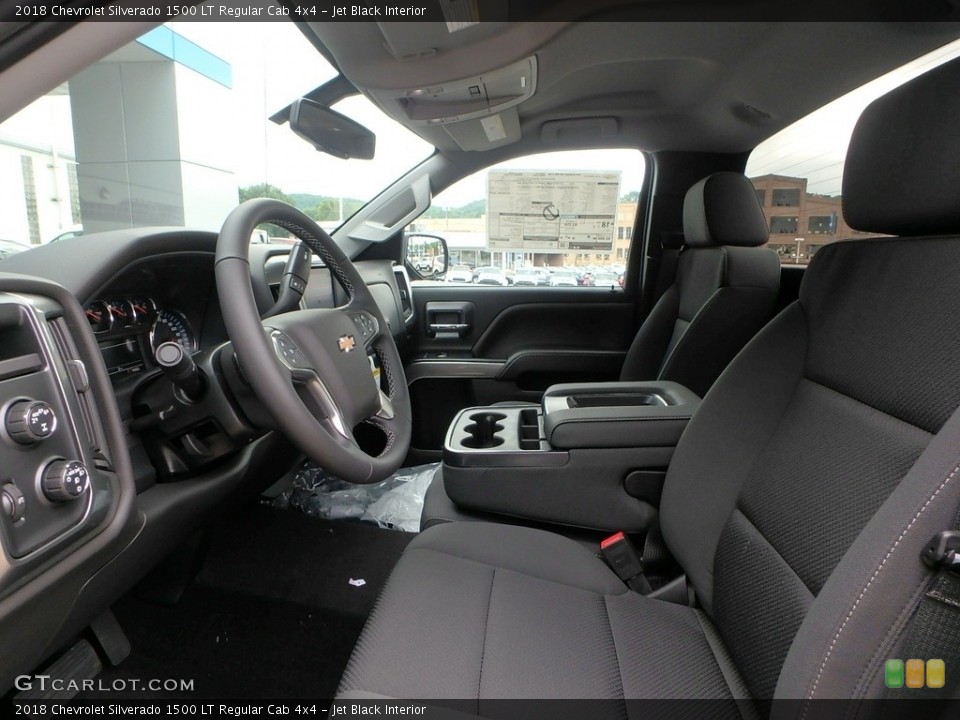 Jet Black Interior Photo for the 2018 Chevrolet Silverado 1500 LT Regular Cab 4x4 #127807673