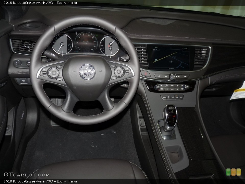 Ebony Interior Dashboard for the 2018 Buick LaCrosse Avenir AWD #127845566