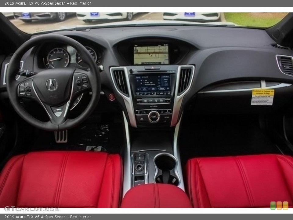 Red Interior Dashboard for the 2019 Acura TLX V6 A-Spec Sedan #127866063