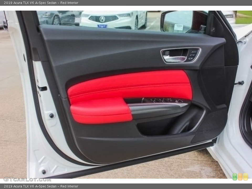 Red Interior Door Panel for the 2019 Acura TLX V6 A-Spec Sedan #127866120