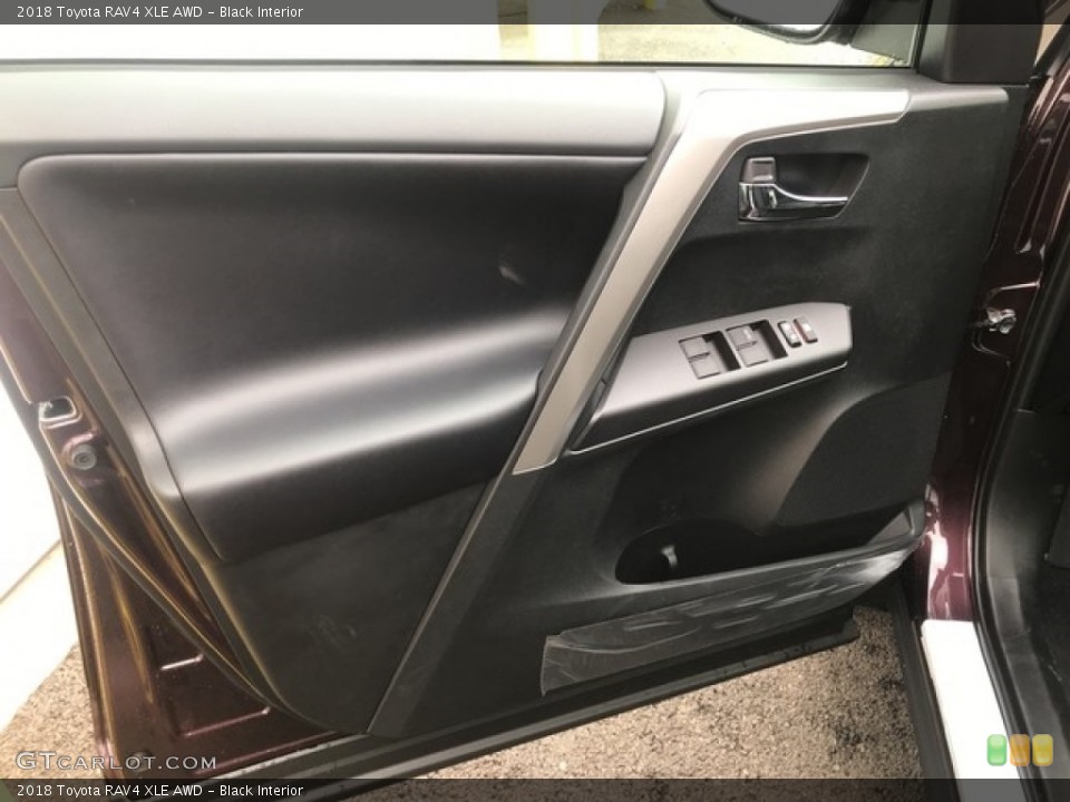 Black Interior Door Panel for the 2018 Toyota RAV4 XLE AWD #127868886