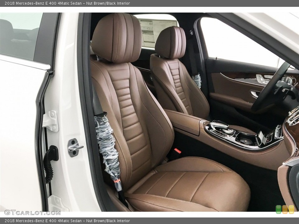 Nut Brown/Black Interior Photo for the 2018 Mercedes-Benz E 400 4Matic Sedan #127876656