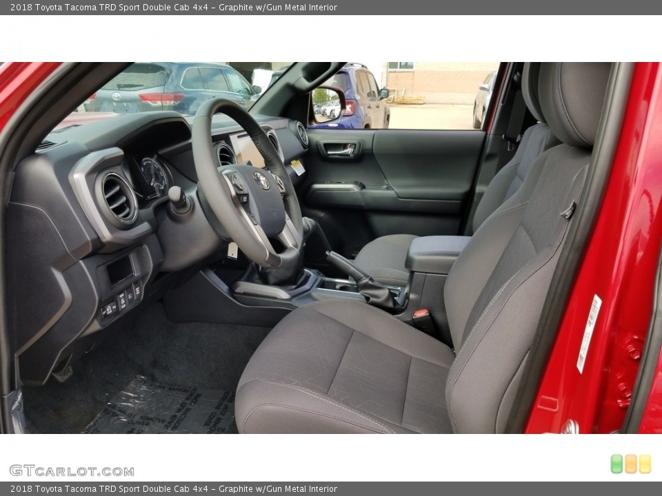 Graphite w/Gun Metal Interior Photo for the 2018 Toyota Tacoma TRD Sport Double Cab 4x4 #127877919