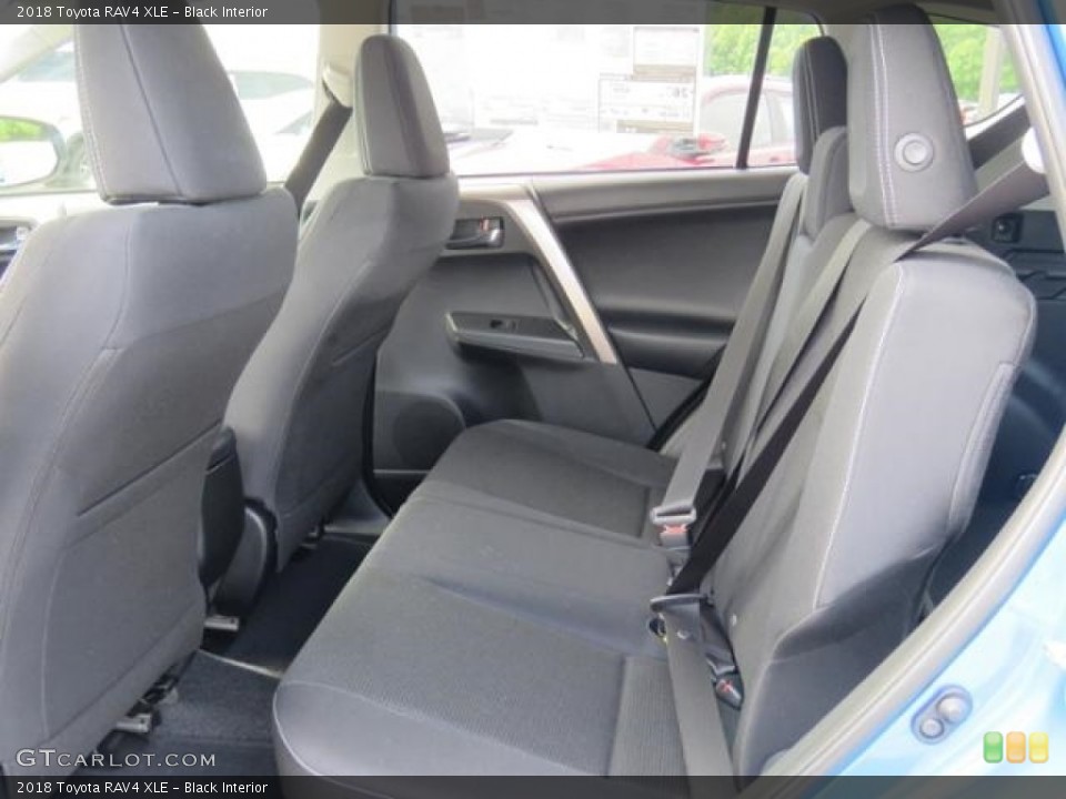 Black Interior Rear Seat for the 2018 Toyota RAV4 XLE #127879236
