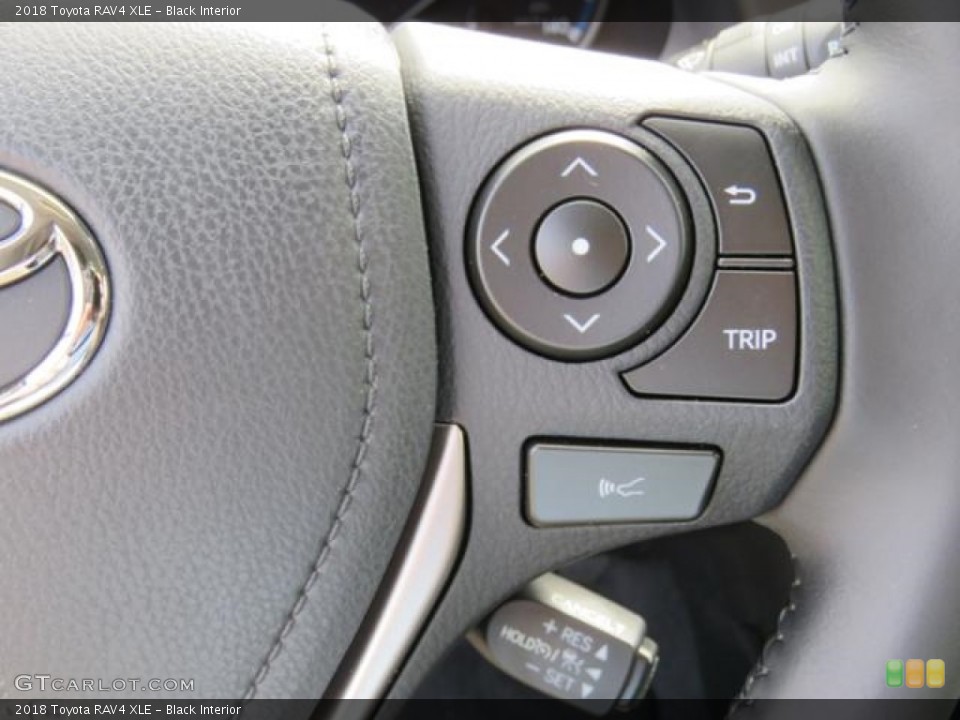 Black Interior Controls for the 2018 Toyota RAV4 XLE #127879377