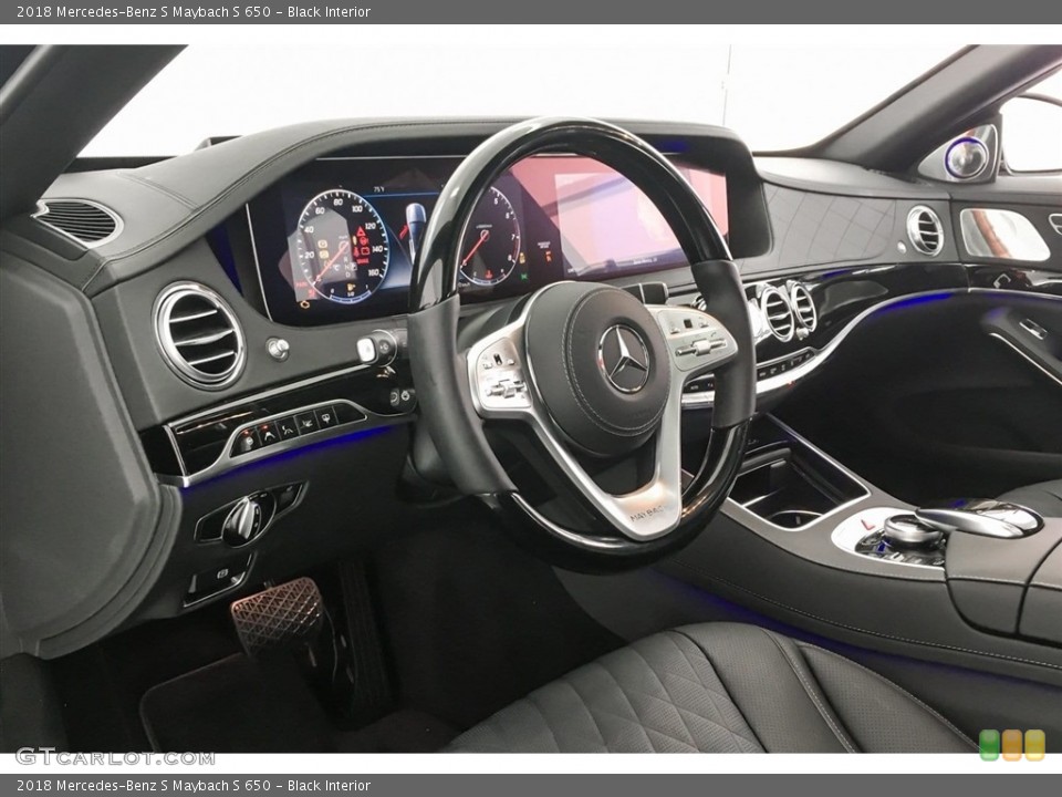 Black Interior Steering Wheel for the 2018 Mercedes-Benz S Maybach S 650 #127879560