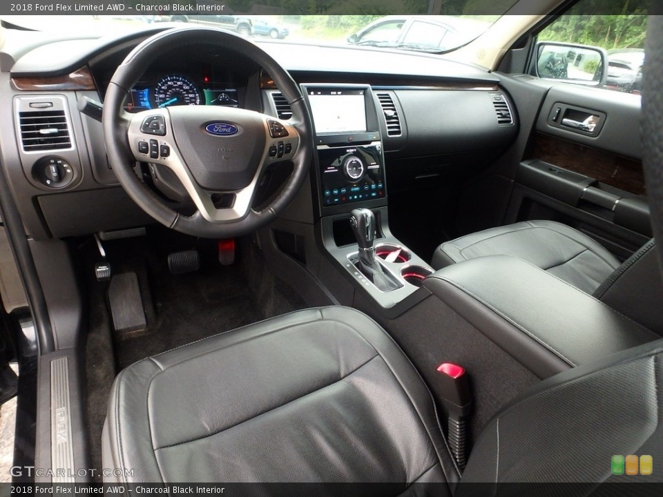 Charcoal Black Interior Photo for the 2018 Ford Flex Limited AWD #127879650