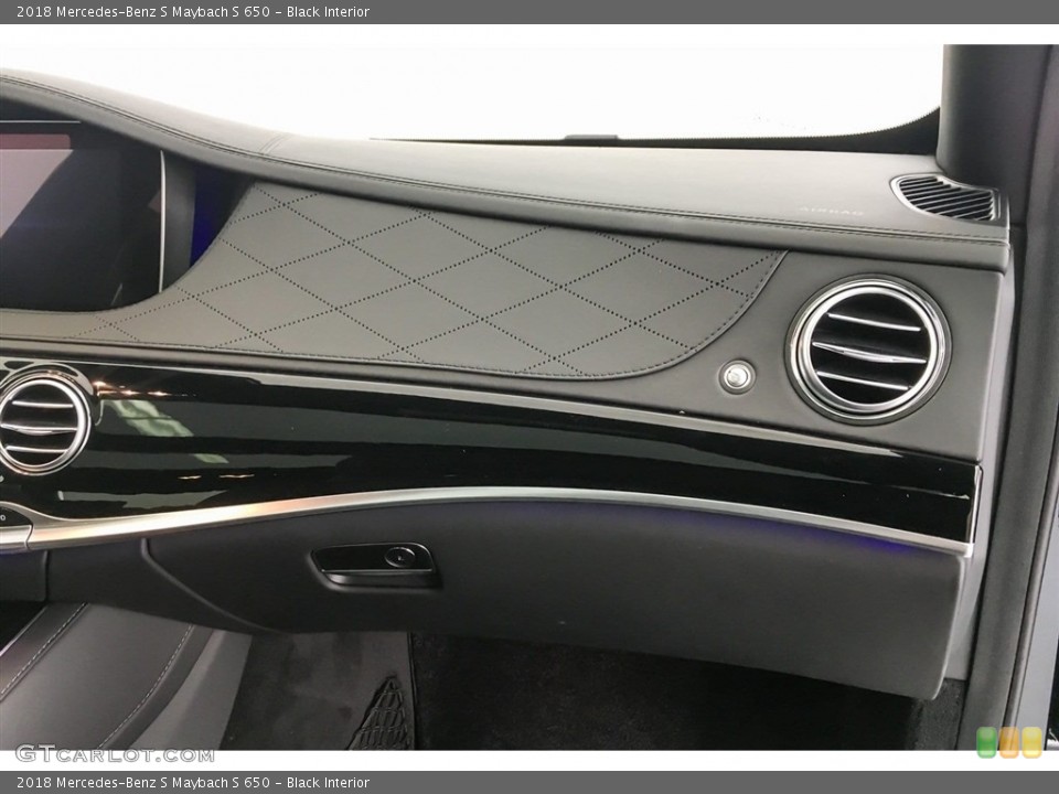 Black Interior Dashboard for the 2018 Mercedes-Benz S Maybach S 650 #127879740