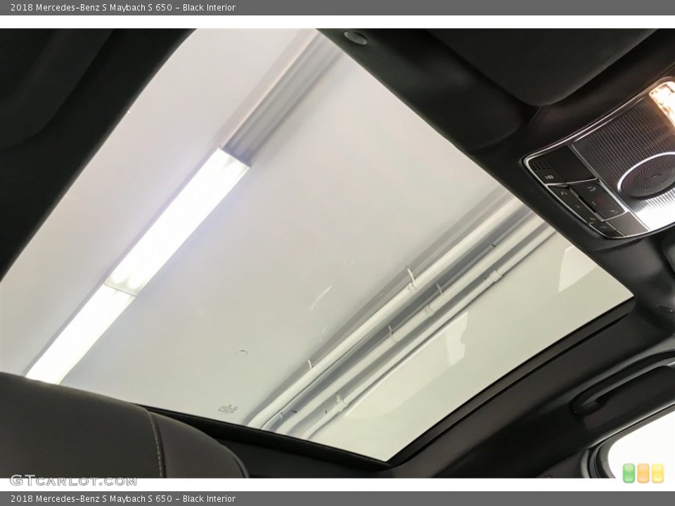 Black Interior Sunroof for the 2018 Mercedes-Benz S Maybach S 650 #127879758