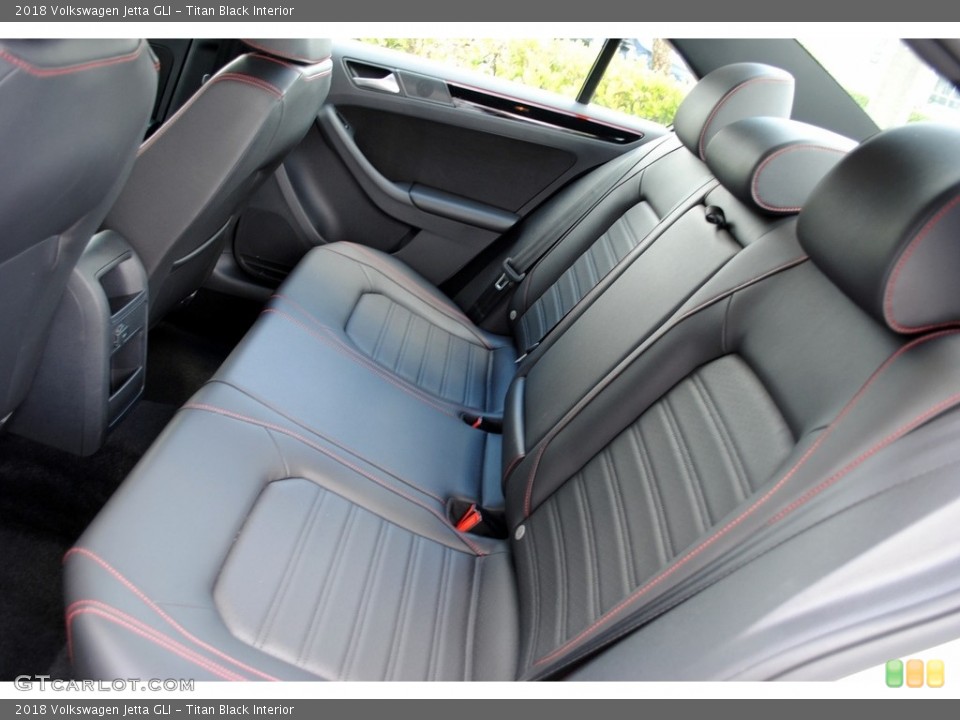 Titan Black Interior Rear Seat for the 2018 Volkswagen Jetta GLI #127881393