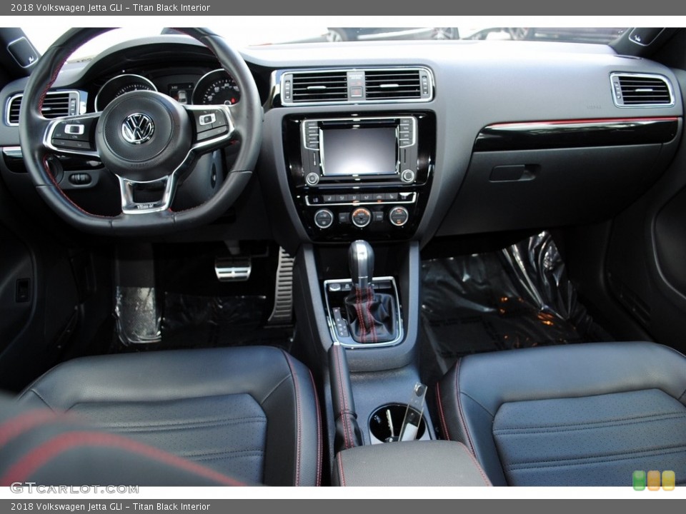 Titan Black Interior Dashboard for the 2018 Volkswagen Jetta GLI #127881411