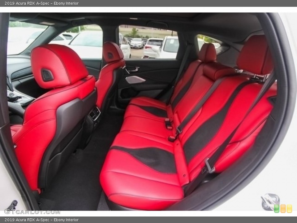 Ebony Interior Rear Seat for the 2019 Acura RDX A-Spec #127883928