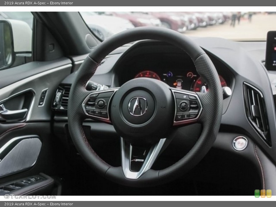 Ebony Interior Steering Wheel for the 2019 Acura RDX A-Spec #127884060