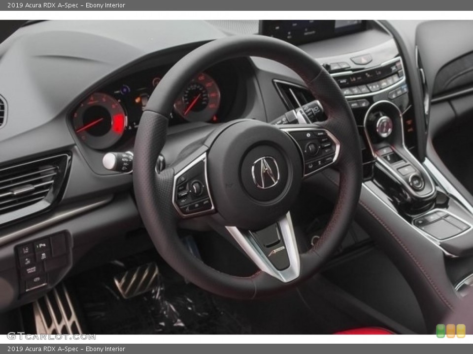 Ebony Interior Steering Wheel for the 2019 Acura RDX A-Spec #127884195