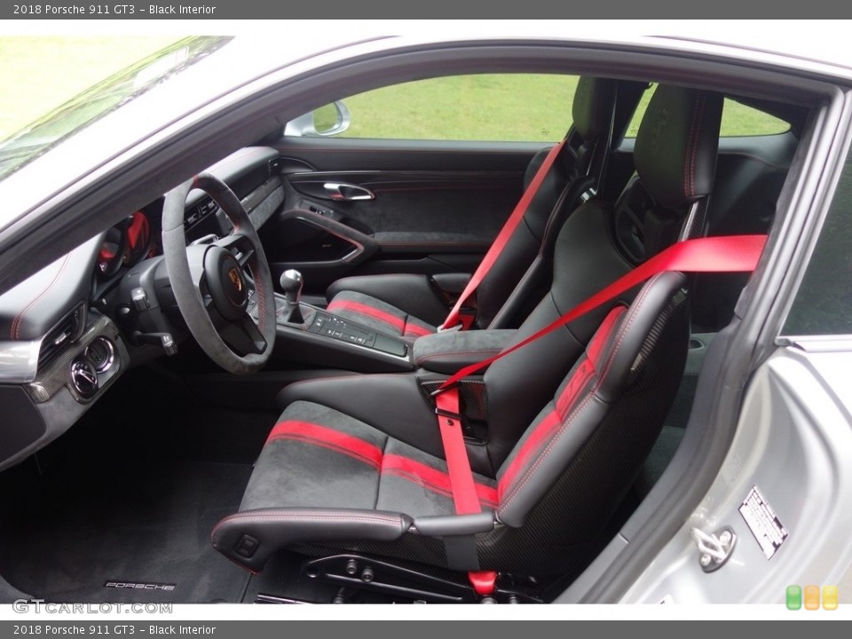Black Interior Front Seat for the 2018 Porsche 911 GT3 #127892322