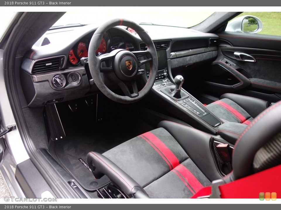 Black Interior Front Seat for the 2018 Porsche 911 GT3 #127892472