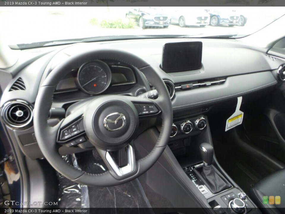 Black Interior Dashboard for the 2019 Mazda CX-3 Touring AWD #127895214