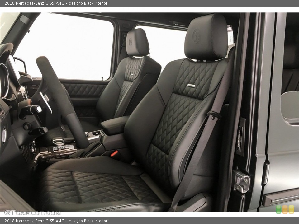 designo Black Interior Front Seat for the 2018 Mercedes-Benz G 65 AMG #127895958