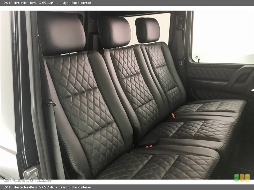 designo Black Interior Rear Seat for the 2018 Mercedes-Benz G 65 AMG #127895982