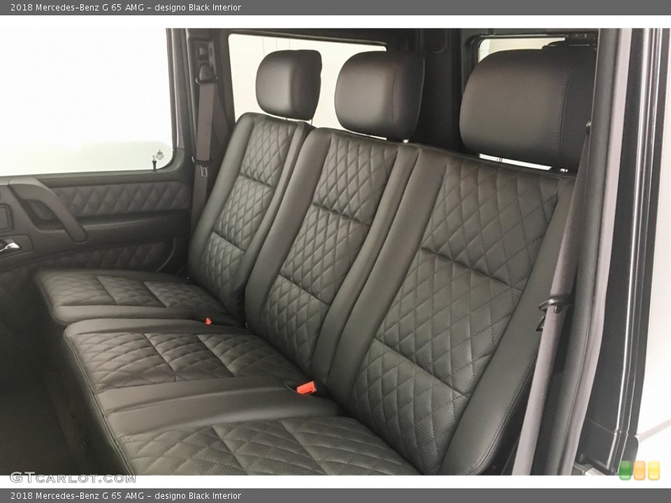 designo Black Interior Rear Seat for the 2018 Mercedes-Benz G 65 AMG #127896033