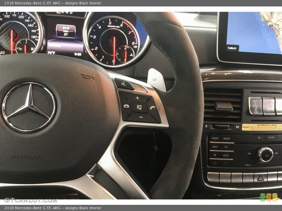 designo Black Interior Steering Wheel for the 2018 Mercedes-Benz G 65 AMG #127896081