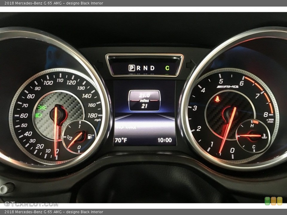 designo Black Interior Gauges for the 2018 Mercedes-Benz G 65 AMG #127896495