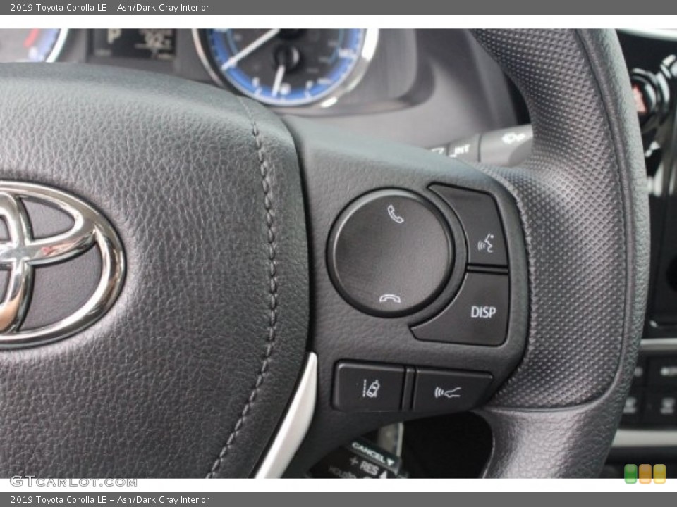 Ash/Dark Gray Interior Steering Wheel for the 2019 Toyota Corolla LE #127897460