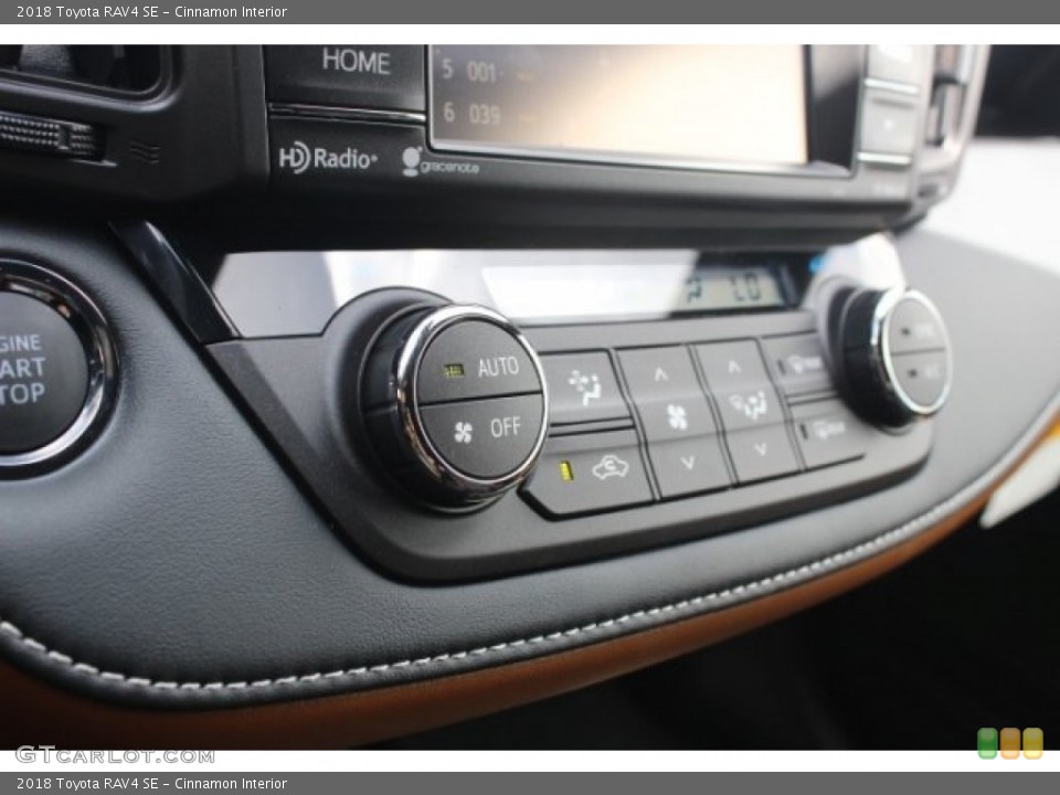 Cinnamon Interior Controls for the 2018 Toyota RAV4 SE #127905161