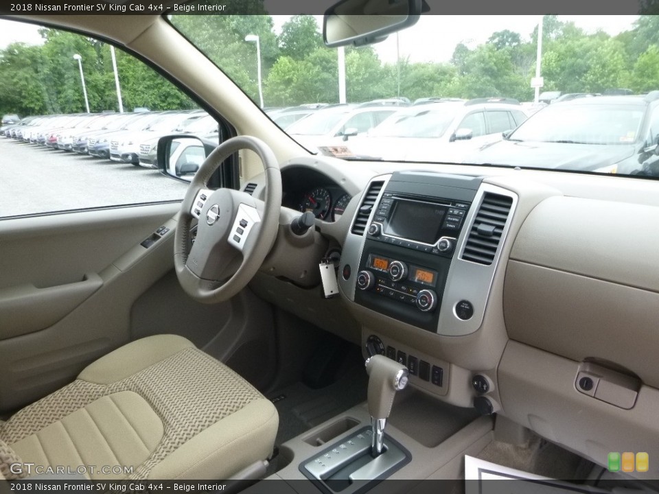 Beige Interior Dashboard for the 2018 Nissan Frontier SV King Cab 4x4 #127909840