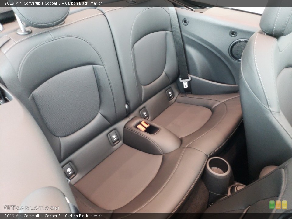 Carbon Black Interior Rear Seat for the 2019 Mini Convertible Cooper S #127910284