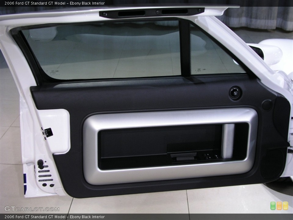 Ebony Black Interior Door Panel for the 2006 Ford GT  #127912