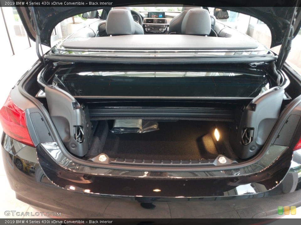 Black Interior Trunk for the 2019 BMW 4 Series 430i xDrive Convertible #127913644