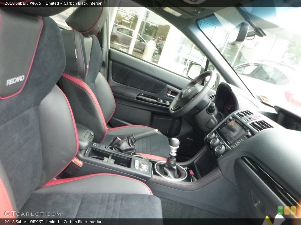 Carbon Black Interior Front Seat for the 2018 Subaru WRX STI Limited #127914676