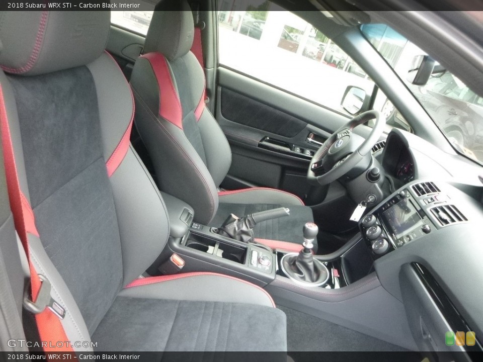 Carbon Black Interior Front Seat for the 2018 Subaru WRX STI #127915180