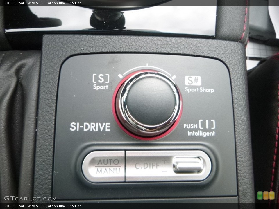 Carbon Black Interior Controls for the 2018 Subaru WRX STI #127915345