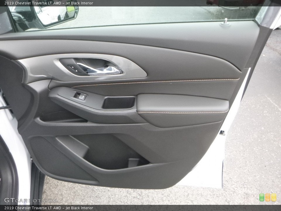 Jet Black Interior Door Panel for the 2019 Chevrolet Traverse LT AWD #127918405