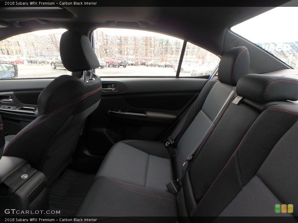 Carbon Black Interior Rear Seat for the 2018 Subaru WRX Premium #127928734