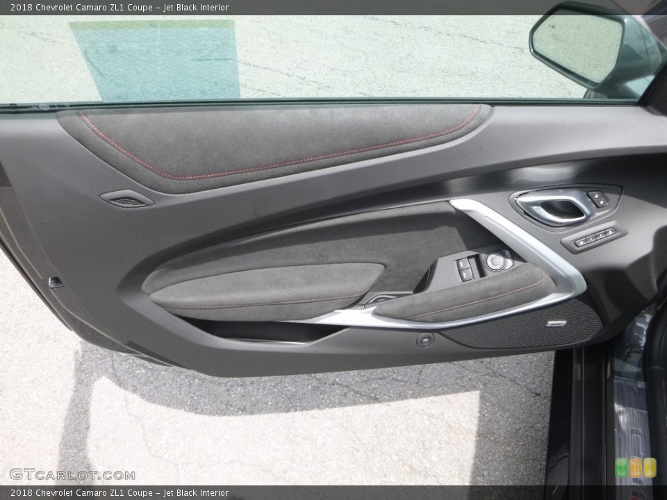 Jet Black Interior Door Panel for the 2018 Chevrolet Camaro ZL1 Coupe #127928824