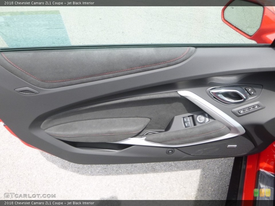 Jet Black Interior Door Panel for the 2018 Chevrolet Camaro ZL1 Coupe #127929451