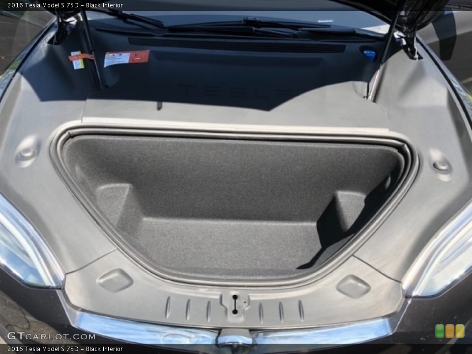 Black Interior Trunk for the 2016 Tesla Model S 75D #127942276