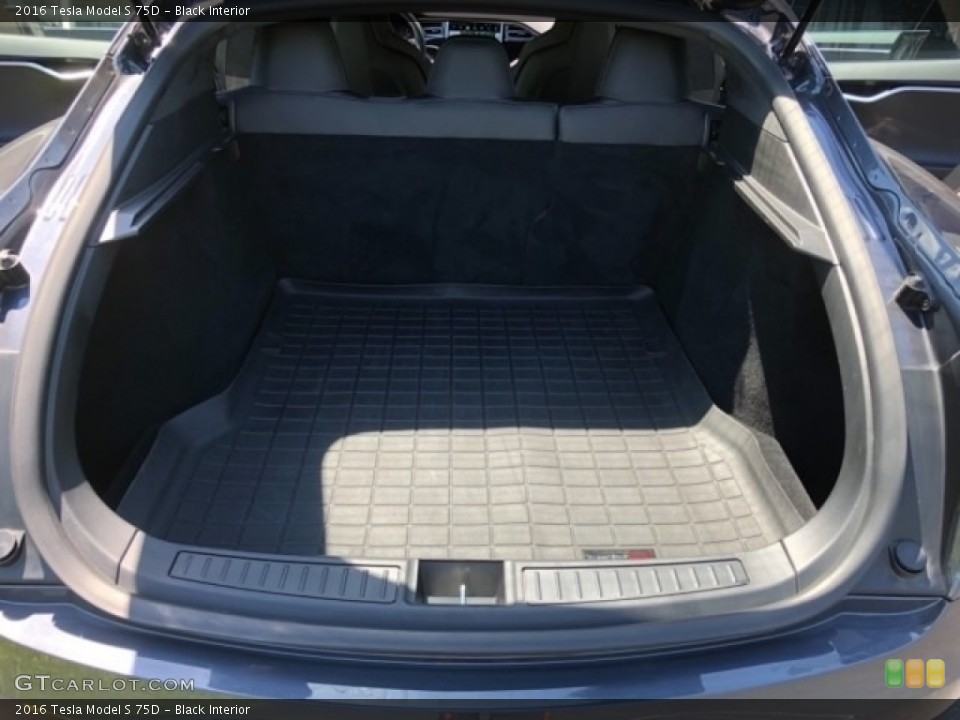 Black Interior Trunk for the 2016 Tesla Model S 75D #127942297