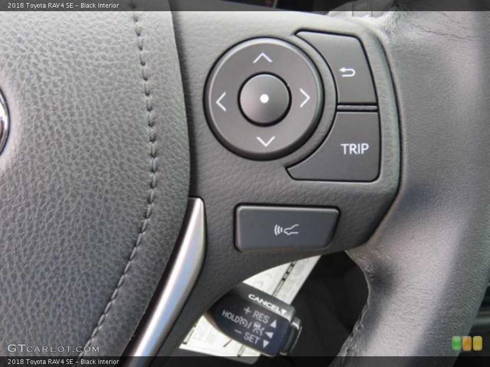 Black Interior Controls for the 2018 Toyota RAV4 SE #127948799