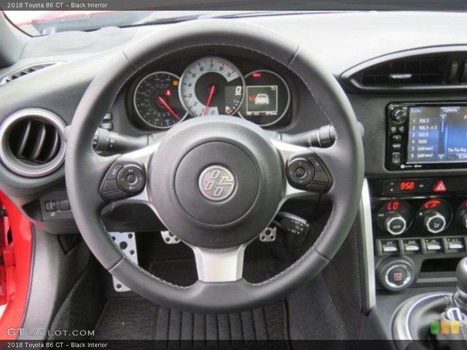 Black Interior Steering Wheel for the 2018 Toyota 86 GT #127950464