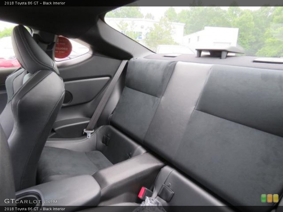 Black Interior Rear Seat for the 2018 Toyota 86 GT #127950482