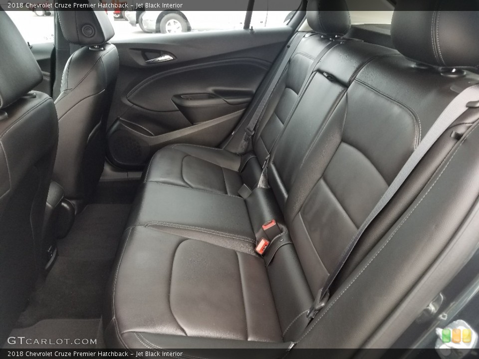 Jet Black Interior Rear Seat for the 2018 Chevrolet Cruze Premier Hatchback #127954580