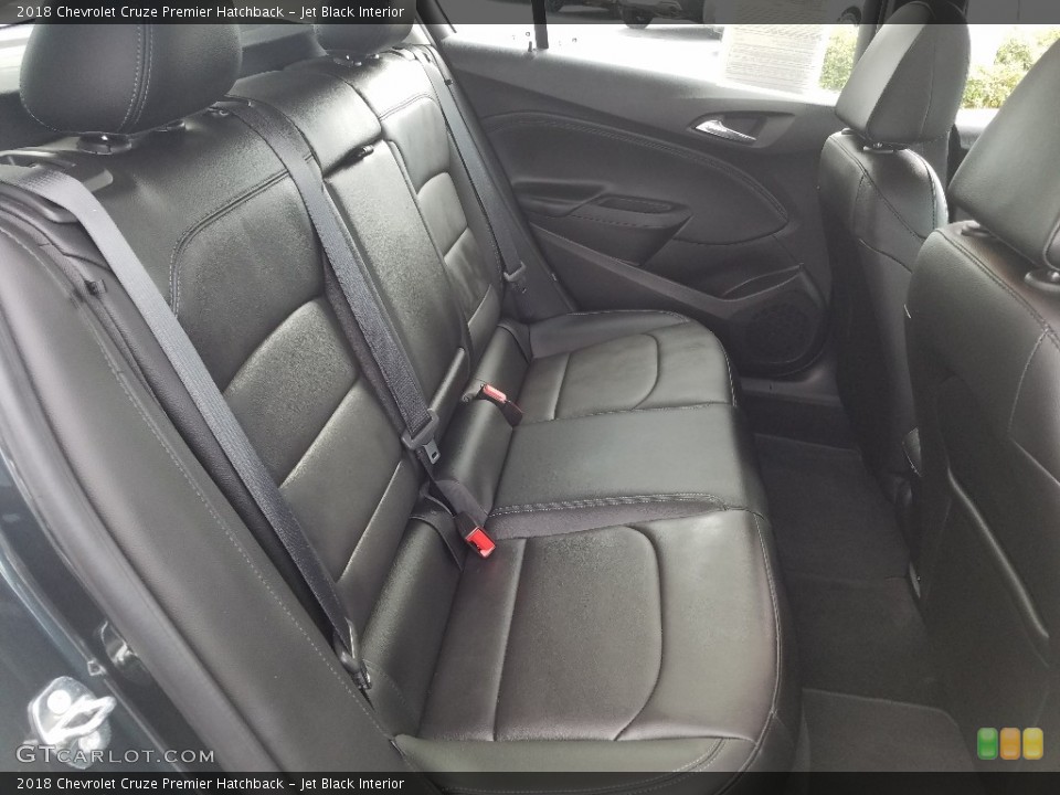 Jet Black Interior Rear Seat for the 2018 Chevrolet Cruze Premier Hatchback #127954616